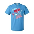 thumbnail image 1 of Inktastic I Wear Red for My Wife- Stroke Awareness T-Shirt, 1 of 5