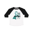 thumbnail image 1 of Inktastic I Wear Teal for My Grandma Boys or Girls Toddler T-Shirt, 1 of 5