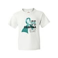 thumbnail image 1 of Inktastic I Wear Teal for My Grandma Youth T-Shirt, 1 of 5