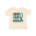 thumbnail image 1 of Inktastic I Wear Teal for My Grandma-ovarian Cancer Awareness Boys or Girls Baby T-Shirt, 1 of 5