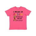 thumbnail image 1 of Inktastic I Wear an Autism Ribbon for My Brother Youth T-Shirt, 1 of 5