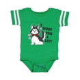 thumbnail image 1 of Inktastic I Woof You a Lot with Husky Dog Illustration Boys or Girls Baby Bodysuit, 1 of 5