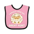thumbnail image 1 of Inktastic I Wooly Love My Great Aunt Boys or Girls Baby Bib, 1 of 4