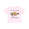 thumbnail image 1 of Inktastic I Worked Out Today. I Lifted My Eyelids- cute sloth on a branch Boys or Girls Toddler T-Shirt, 1 of 5