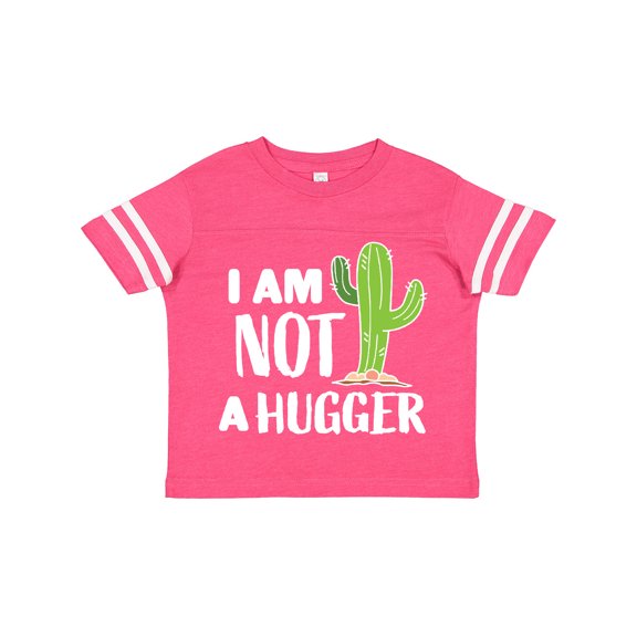 Inktastic I am Not a Hugger with Cactus Boys or Girls Toddler T-Shirt
