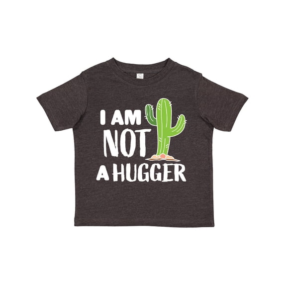 Inktastic I am Not a Hugger with Cactus Boys or Girls Toddler T-Shirt