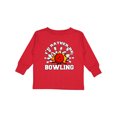 thumbnail image 1 of Inktastic I'd Rather Be Bowling Boys or Girls Long Sleeve Toddler T-Shirt, 1 of 5
