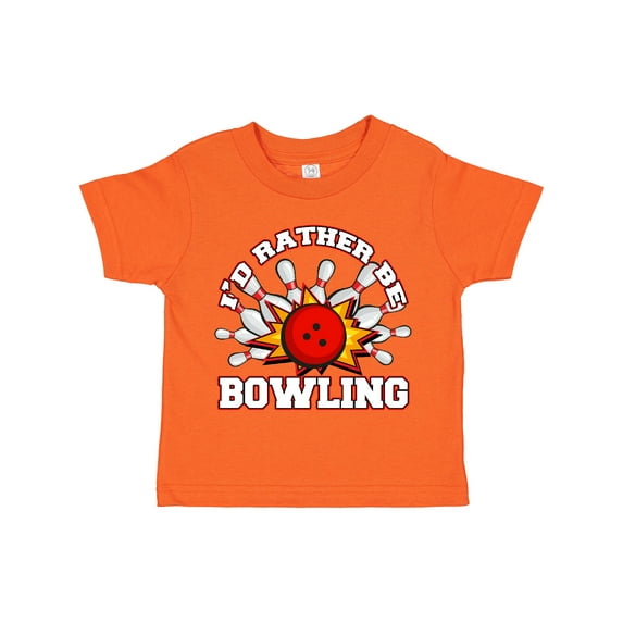 Inktastic I'd Rather Be Bowling Boys or Girls Toddler T-Shirt