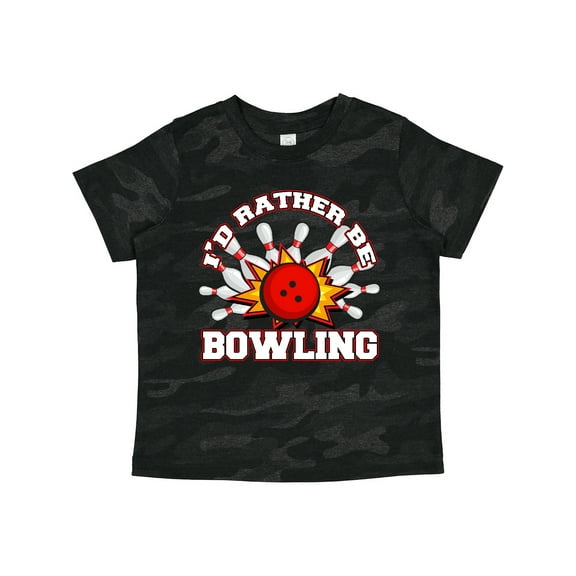 Inktastic I'd Rather Be Bowling Boys or Girls Toddler T-Shirt