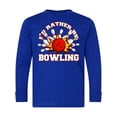 thumbnail image 1 of Inktastic I'd Rather Be Bowling Long Sleeve Youth T-Shirt, 1 of 5