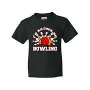 Inktastic I'd Rather Be Bowling Youth T-Shirt
