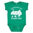 thumbnail image 1 of Inktastic I'd Rather Be Camping Boys or Girls Baby Bodysuit, 1 of 5