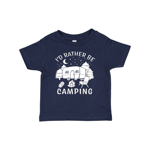Inktastic I'd Rather Be Camping Boys or Girls Baby T-Shirt