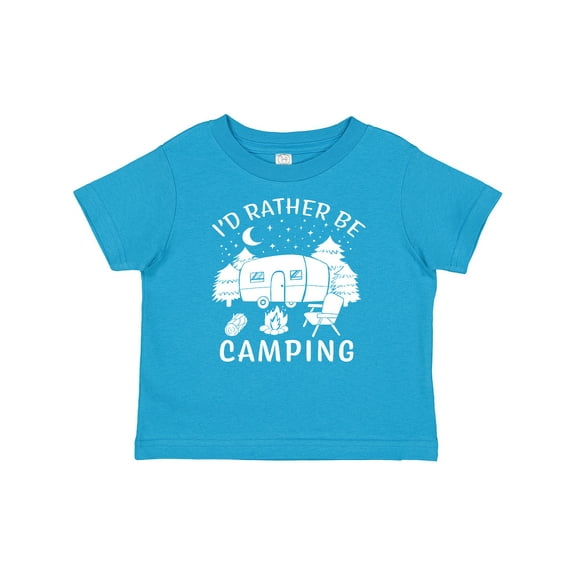 Inktastic I'd Rather Be Camping Boys or Girls Baby T-Shirt