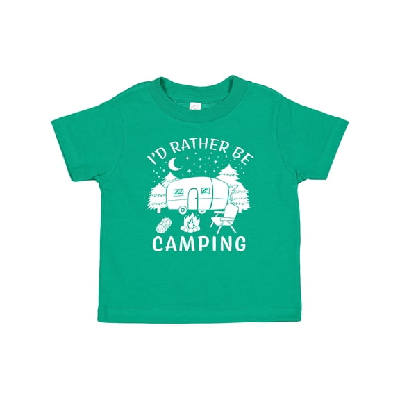 Inktastic I'd Rather Be Camping Boys or Girls Baby T-Shirt