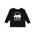 thumbnail image 1 of Inktastic I'd Rather Be Camping Boys or Girls Long Sleeve Toddler T-Shirt, 1 of 5