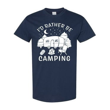 Inktastic I'd Rather Be Camping T-Shirt