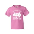 thumbnail image 1 of Inktastic I'd Rather Be Camping Youth T-Shirt, 1 of 5