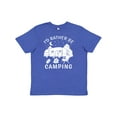 thumbnail image 1 of Inktastic I'd Rather Be Camping Youth T-Shirt, 1 of 5