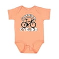 thumbnail image 1 of Inktastic I'd Rather Be Cycling Boys or Girls Baby Bodysuit, 1 of 5