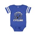 thumbnail image 1 of Inktastic I'd Rather Be Cycling Boys or Girls Baby Bodysuit, 1 of 5