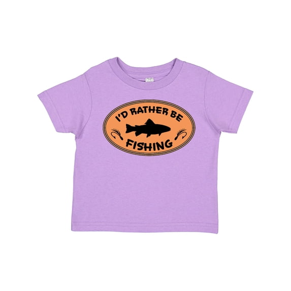 Inktastic I'd Rather Be Fishing Boys or Girls Toddler T-Shirt
