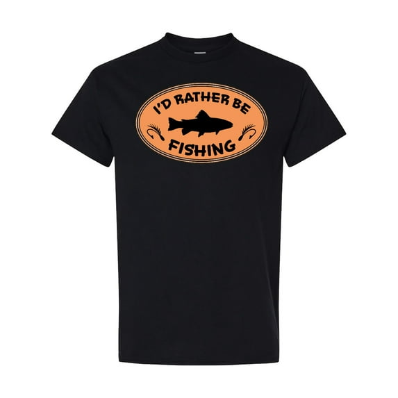 Inktastic I'd Rather Be Fishing T-Shirt