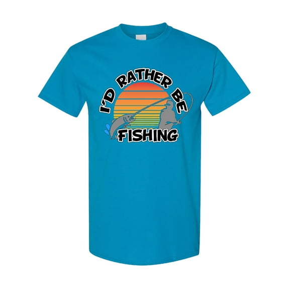 Inktastic I'd Rather Be Fishing T-Shirt