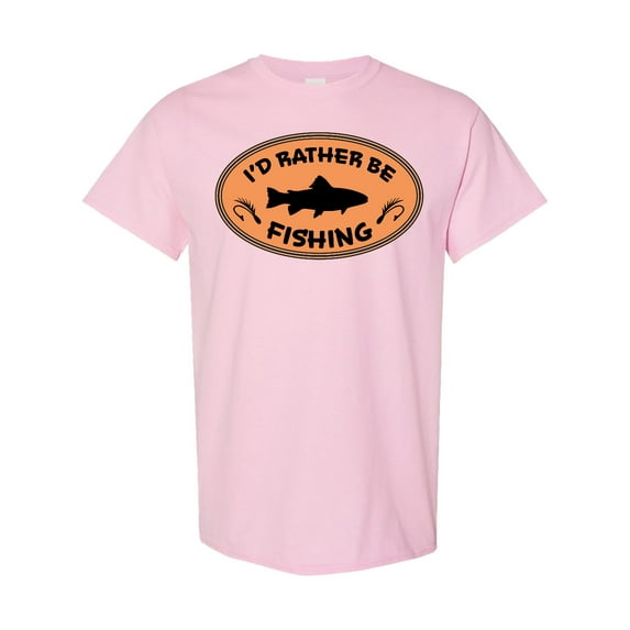 Inktastic I'd Rather Be Fishing T-Shirt