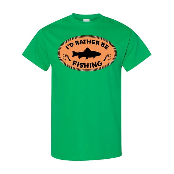 Inktastic I'd Rather Be Fishing T-Shirt