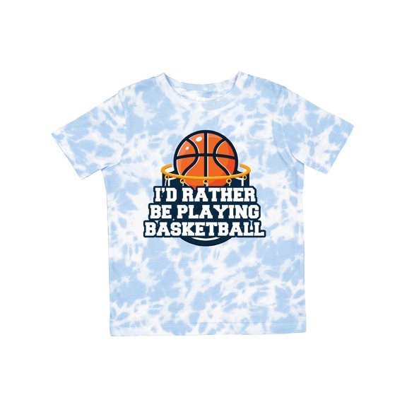 Inktastic I'd Rather Be Playing Basketball Boys or Girls Toddler T-Shirt