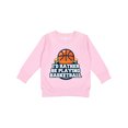 thumbnail image 1 of Inktastic I'd Rather Be Playing Basketball Toddler Sweatshirt, 1 of 4
