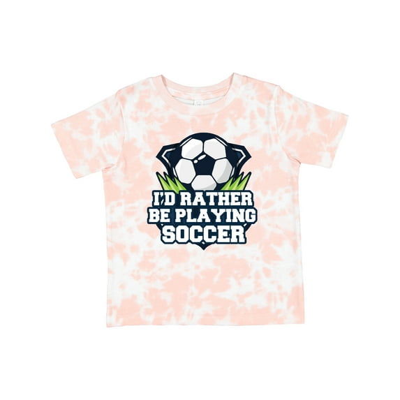 Inktastic I'd Rather Be Playing Soccer Boys or Girls Toddler T-Shirt