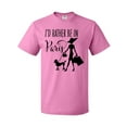 thumbnail image 1 of Inktastic I'd Rather Be in Paris- Shopping and Travel T-Shirt, 1 of 5