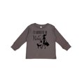 thumbnail image 1 of Inktastic I'd Rather Be in Paris- shopping and travel Girls Long Sleeve Toddler T-Shirt, 1 of 5