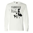 thumbnail image 1 of Inktastic I'd Rather Be in Paris- shopping and travel Long Sleeve T-Shirt, 1 of 5