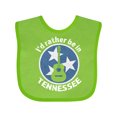 thumbnail image 1 of Inktastic I'd Rather Be in Tennessee Boys or Girls Baby Bib, 1 of 4