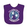 thumbnail image 1 of Inktastic I'd Rather Be in Tennessee Boys or Girls Baby Bib, 1 of 4