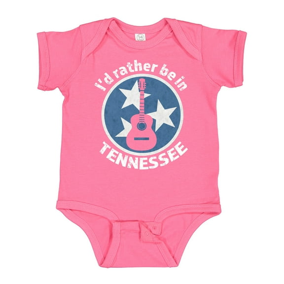 Inktastic I'd Rather Be in Tennessee Boys or Girls Baby Bodysuit