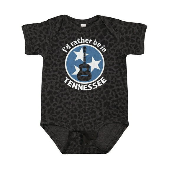 Inktastic I'd Rather Be in Tennessee Boys or Girls Baby Bodysuit