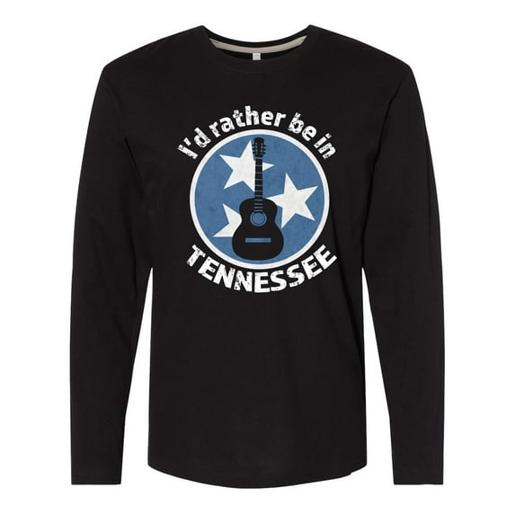Inktastic I'd Rather Be in Tennessee Long Sleeve T-Shirt