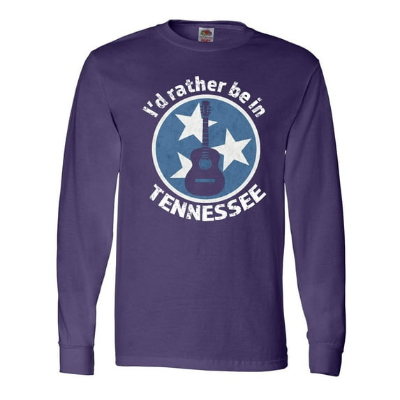 Inktastic I'd Rather Be in Tennessee Long Sleeve T-Shirt