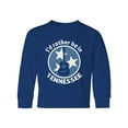 thumbnail image 1 of Inktastic I'd Rather Be in Tennessee Long Sleeve Youth T-Shirt, 1 of 5