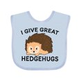 thumbnail image 1 of Inktastic I give great hedgehugs with Cute Hedgehog Boys or Girls Baby Bib, 1 of 4