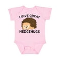 thumbnail image 1 of Inktastic I give great hedgehugs with Cute Hedgehog Boys or Girls Baby Bodysuit, 1 of 5