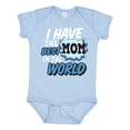 thumbnail image 1 of Inktastic I Have the Best Mom in the World with Speech Bubble Boys Baby Bodysuit, 1 of 5