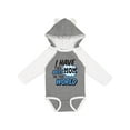 thumbnail image 1 of Inktastic I have The Best Mom in The World with Speech Bubble Boys Long Sleeve Baby Bodysuit, 1 of 5