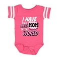 thumbnail image 1 of Inktastic I have The Best Mom in The World with Speech Bubble Girls Baby Bodysuit, 1 of 5