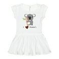 thumbnail image 1 of Inktastic I heart Koalas Girls Baby Dress, 1 of 5