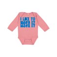 thumbnail image 1 of Inktastic I like to move it move it Boys or Girls Long Sleeve Baby Bodysuit, 1 of 5